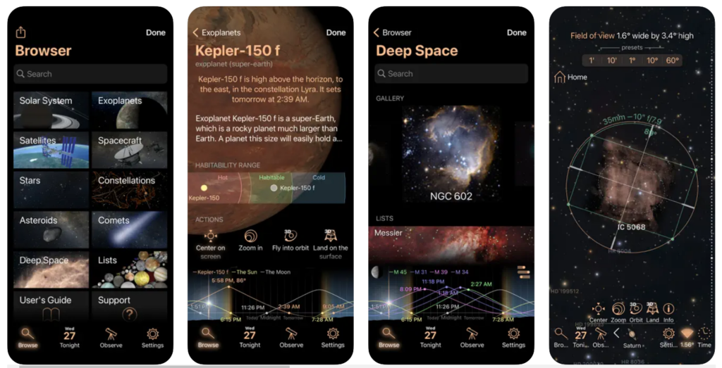 Luminos Pro Astronomy App