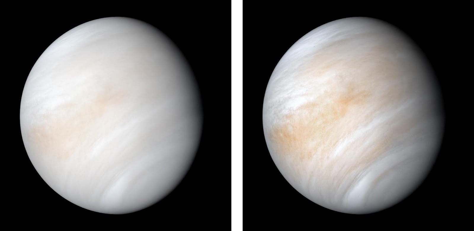 Mariner 10 images of Venus